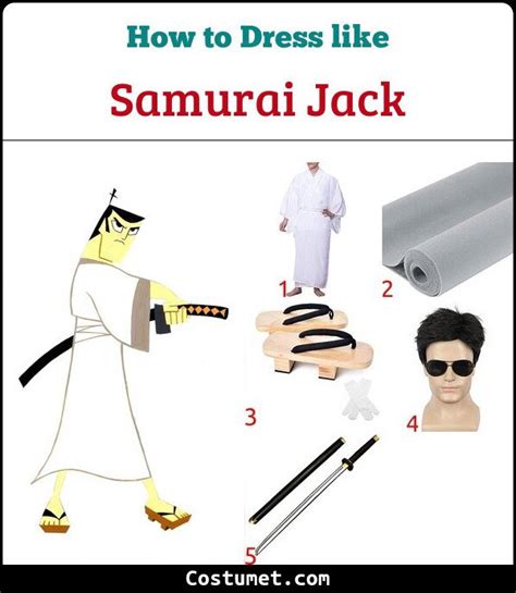 Samurai Jack Costume for Cosplay & Halloween 2022 in 2022 | Samurai jack, Samurai, Mens costumes