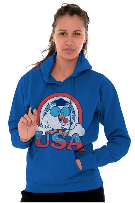 Tootsie Mr Owl American Patriot Usa Hoodie Sweatshirt Women Men Brisco