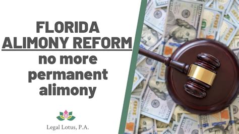 Understanding Florida Alimony Reform Permanent Alimony Key