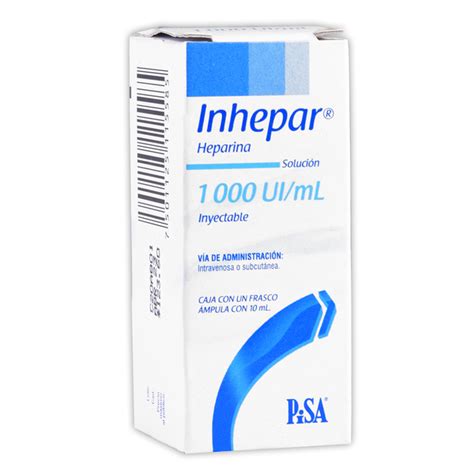 Medically Inhepar Sol Iny C 1 Fco 10 000 U I 10 Ml