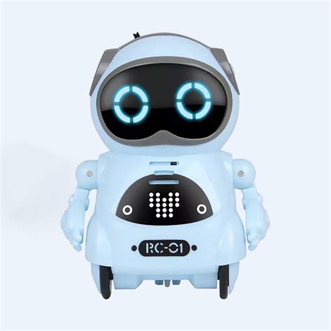 Guvpev Robot Toy, Remote Control Robot Toy with Music and LED Eyes ...