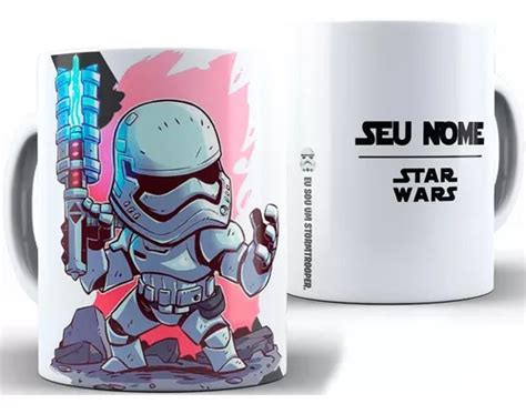 Caneca Storm Trooper Star Wars 325ml Xícara Cerâmica Caixa MercadoLivre