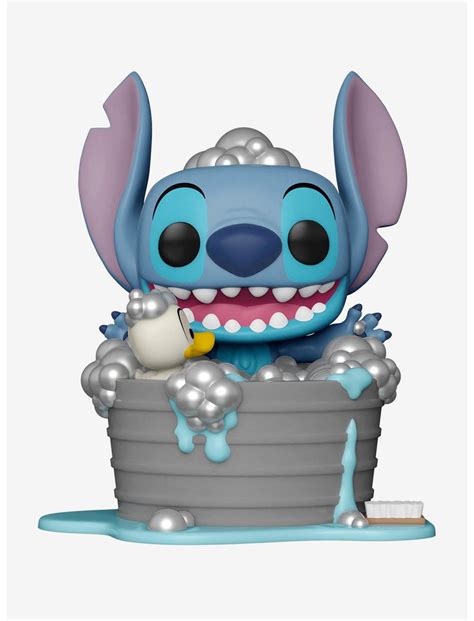 Funko Disney Lilo And Stitch Pop Deluxe Stitch In Bathtub Vinyl Figure