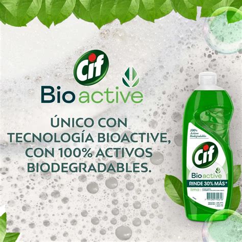 Detergente Liquido CIF Bio Active Limao 500 Ml Conte Store