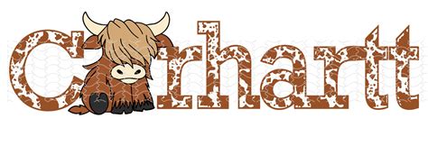 Carhartt Cow SVG, PNG Image - Etsy