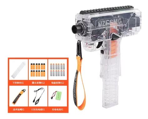 Uzi Pistola El Ctrica De Juguete De Bala Suave Para Ni Os Y Meses Sin