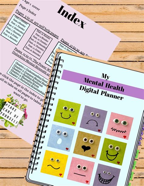 Mental Health Journal Printable Mental Health Planner Etsy