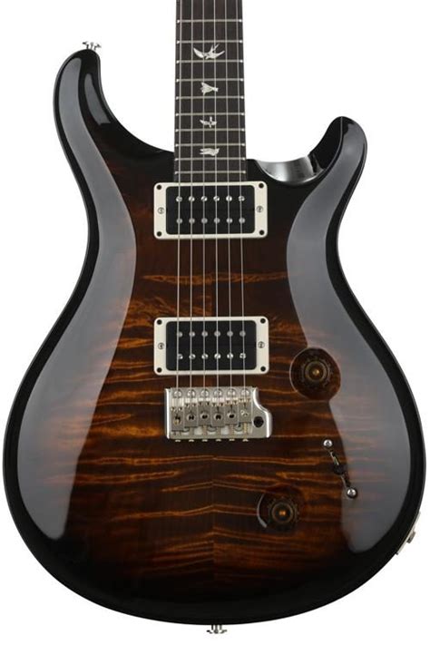 Prs Custom 22 Black Gold Smokewrap Burst Sweetwater