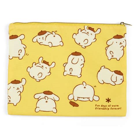 Sanrio Pom Pom Purin Oshiri Puri Puri Purin Design Series 2x Pouch