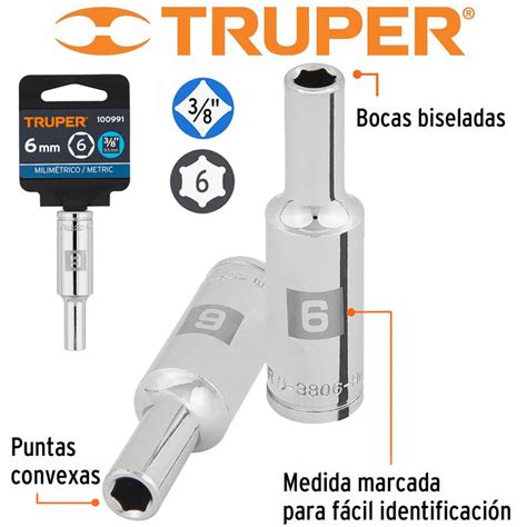 Socket Truper Puntas Largo Mafesa Mayoreo Ferretero S A