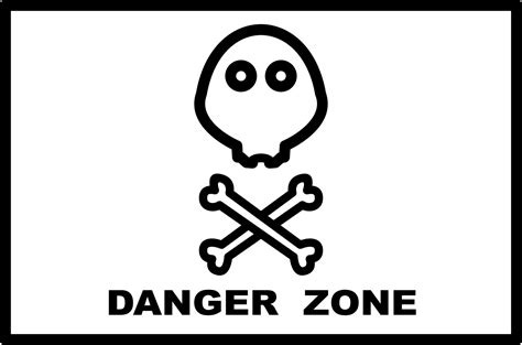 Danger Zone Line Icon 16226962 Vector Art At Vecteezy