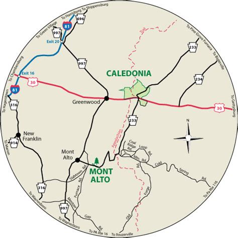 Caledonia State Park Map - Alecia Lorianna