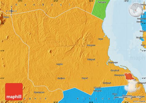 Political Map of Bagamoyo