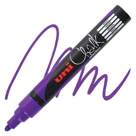 MARCADOR UNI CHALK 5MM PUNTA REDONDA VIOLETA Rufipacks