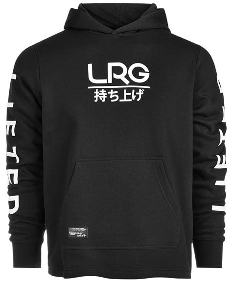 Lrg Mens Logo Kanji Graphic Hoodie Macys