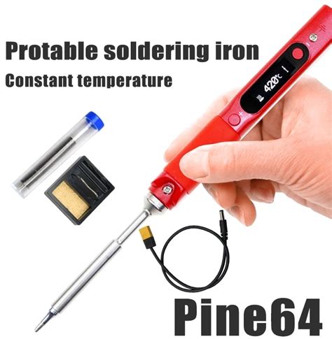 Pine64 Pinecil Mini Smart Portable Electric Soldering Station With Ts