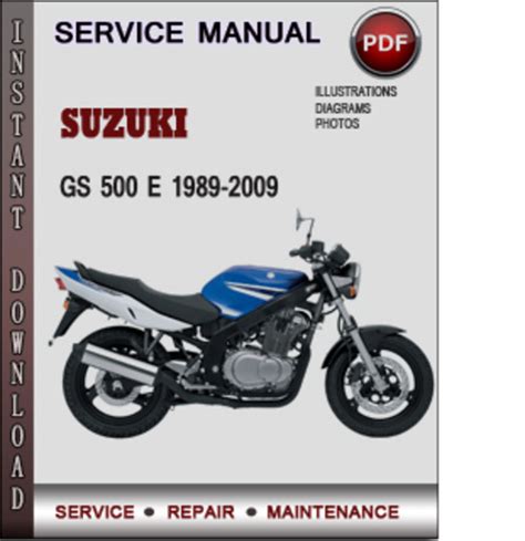 2016 Suzuki Gs500 Service Manual