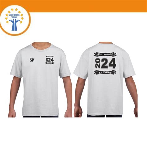 Southbrook Leavers 2024 T Shirt White Stitch 2 Print Uk