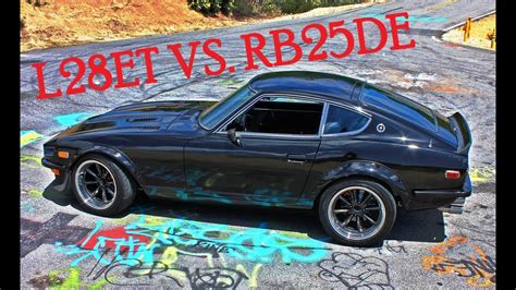 L28 Turbo VS. RB25 N/A Sound Comparison - Datsun 240z - YouTube