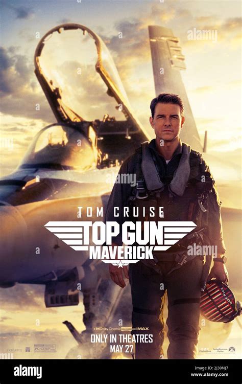 TOP GUN MAVERICK Aka TOP GUN 2 Poster Tom Cruise 2022