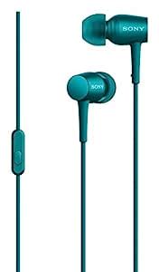 Sony MDR EX750AP In Ear Hi Res Audio Headphones With Mic Viridian Blue