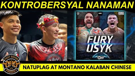 Palupitan Na Lang Daw Mandaya Sa Usyk Vs Fury Natuplag At Montano