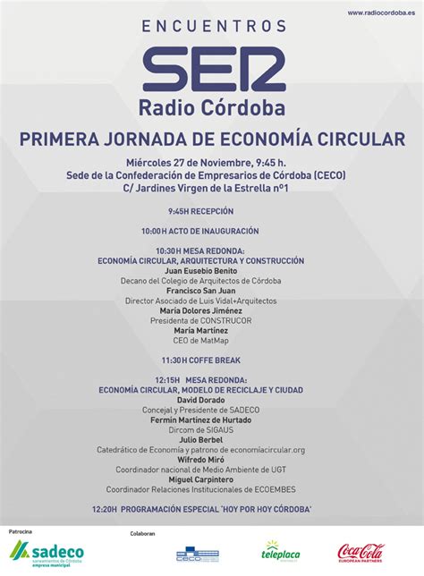 Primera Jornada de Economía Circular CECO Córdoba Personalized Items