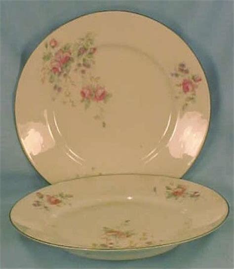 Flower Bouquet Dessert Plates Altwasser Silesia Porcelain Vintage