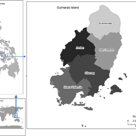 Map of Guimaras Island showing its location in the Philippines | Download Scientific Diagram