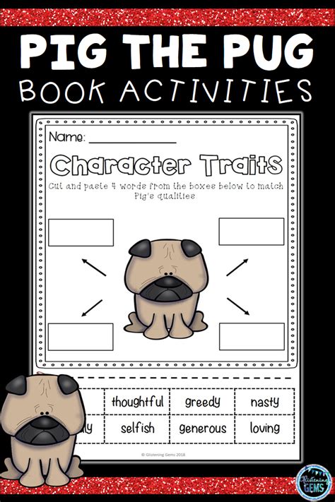 Pig The Pug Series Character Traits Activities Growing Bundle