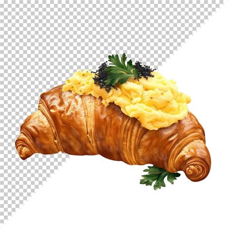 Premium Psd Croissant Isolated On Transparent Background