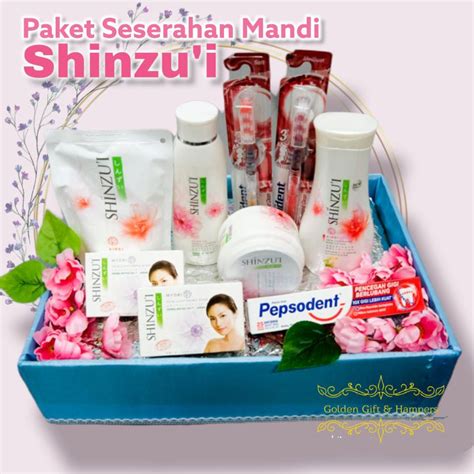 Jual Paket Seserahan Mandi Shinzui Terbaru Free Box Shopee Indonesia