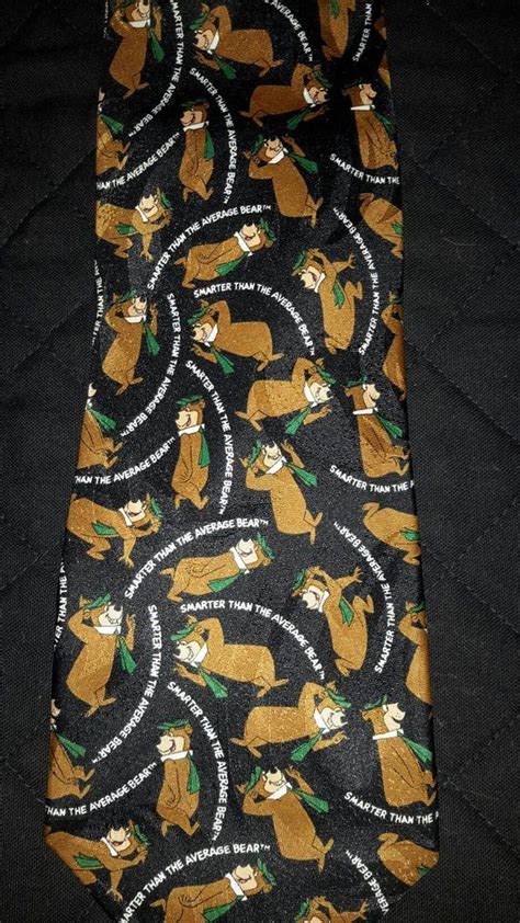 Necktie Yogi Bear Cartoon Network Tie Smarter Than The Average Etsy