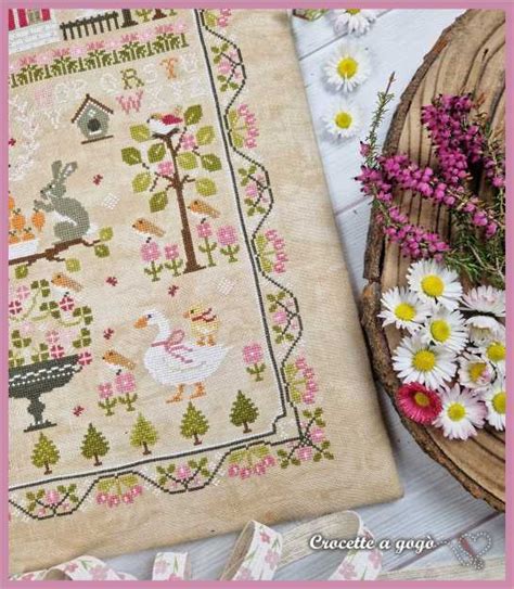 Spring sampler - Crocette a gogo - De mère en fille - Crocette a gogo