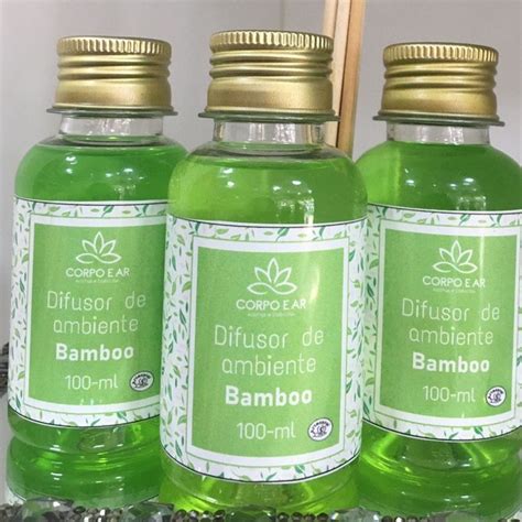 Aromatizador De Ambiente 100ml Difusor De Ambiente Bamboo Acompanha Kit