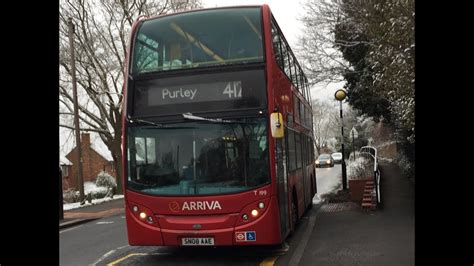 Journey On Route 412 Arriva London T199 SN08AAE YouTube