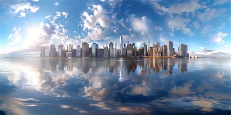 Stunning HDRI Skyline City Landscape for 3D Projects - Blender Market