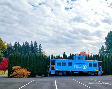 Little Blue Caboose Wordless Wednesday Bend Branches