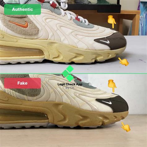 How To Spot Fake Travis Scott Air Max React Real Vs Fake Guide R