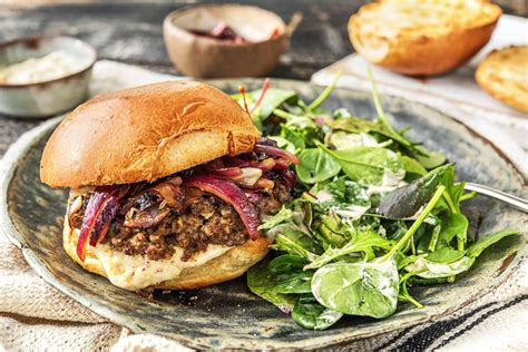 Retro Burger Recipe HelloFresh