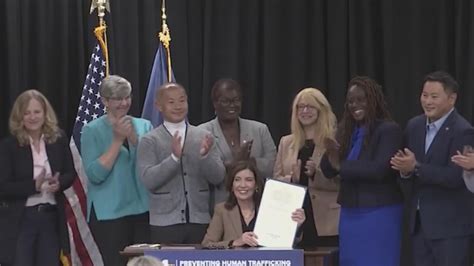 Hochul Signs Series Of Anti Trafficking Bills