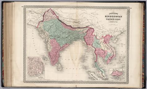 Hindoostan And Farther India David Rumsey Historical Map Collection