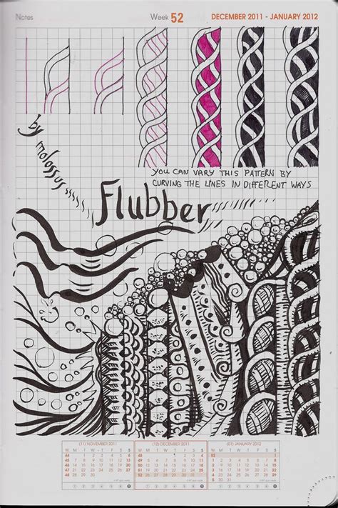 Flubber By Molossus Zentangle Patterns Tangle Patterns Tangle Pattern