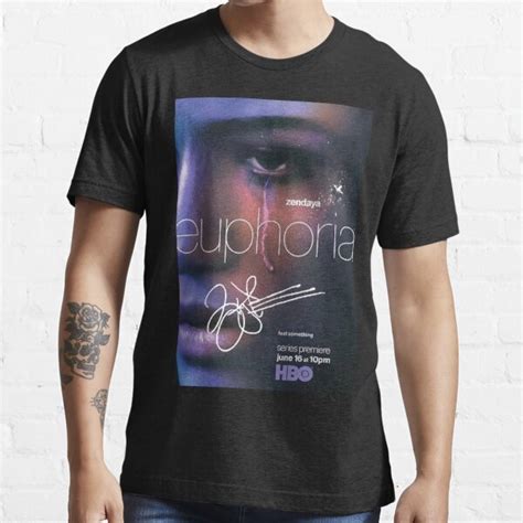 Zendaya Signed Euphoria Poster T Shirt For Sale By Bibleandabeer