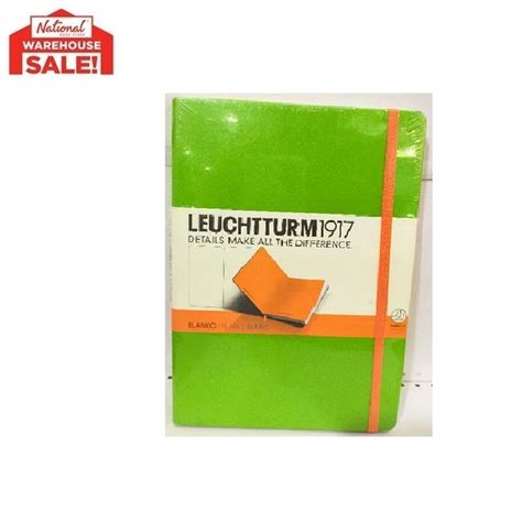 Leuchtturm Journal Med L Orng Sheets Plain Hardbound Shopee