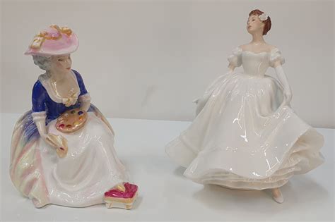 Royal Doulton TWO ROYAL DOULTON FIGURES MutualArt