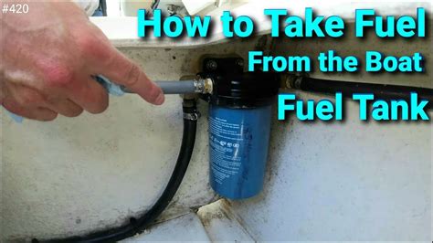 How To Take Out Fuel From The Boat Fuel Tank In My Crooked Pilothouse