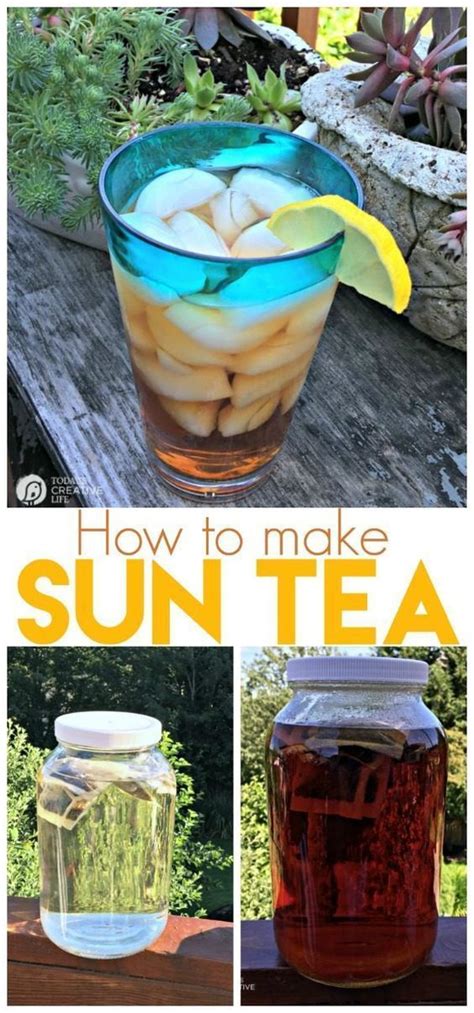 How To Make Sun Tea Ice Tea Never Tasted So Good Sun Tea Has A Rich