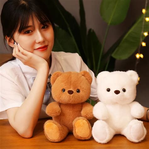 Ts New Original Soft Animal Doll Ts 25cm Cute Bear Plush Toy For