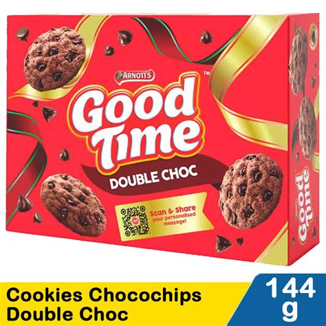 Good Time Cookies Chocochips Double Choc 144G KlikIndomaret